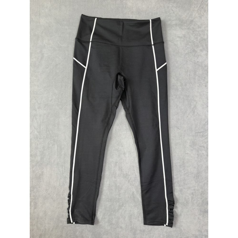 Free People FP‎ Movement You're A Peach Black Leggings Size Medium Women's